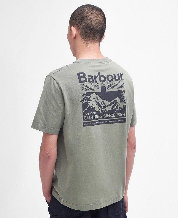 Barbour Catterick T-shirt Olivengrøn | BABO88293