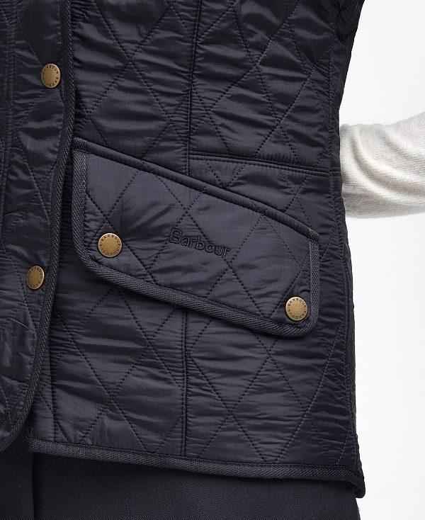 Barbour Cavalry Gilet Sort | BABO89456