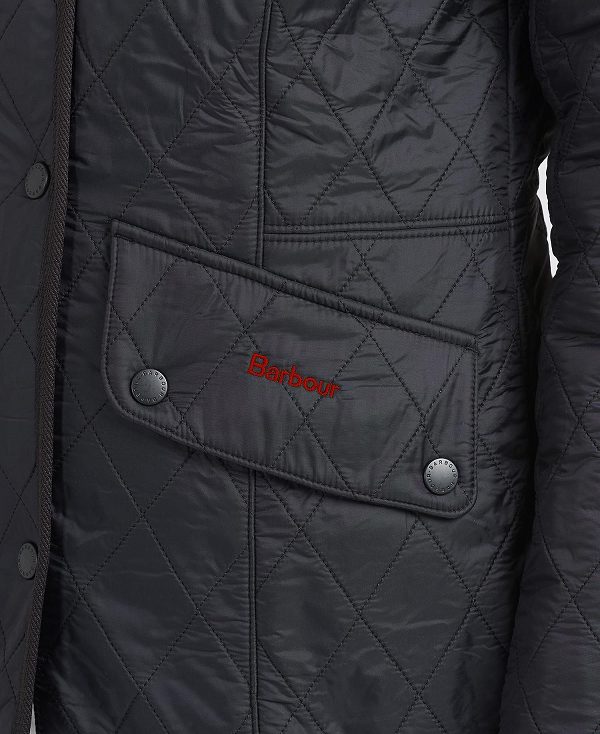 Barbour Cavalry Polarquilt Quilted Jacket Mørkeblå | BABO89311