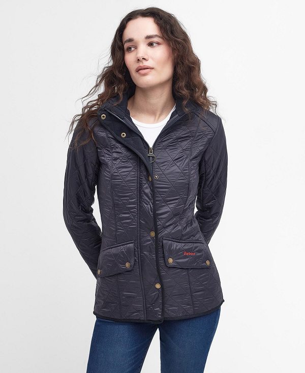 Barbour Cavalry Polarquilt Quilted Jacket Mørkeblå | BABO89311