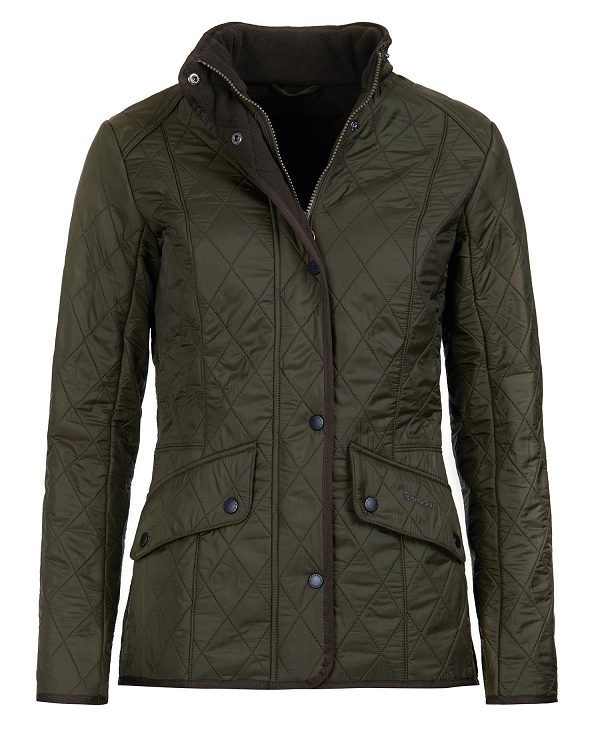 Barbour Cavalry Polarquilt Quilted Jacket Olivengrøn | BABO89316