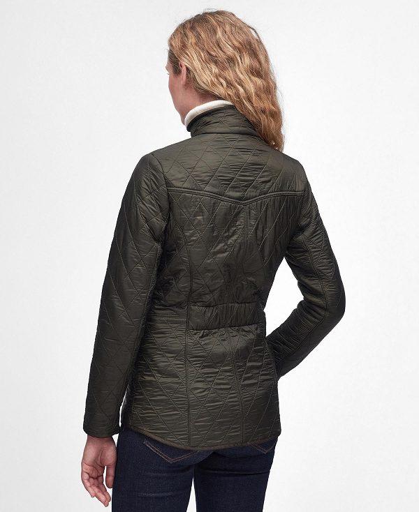 Barbour Cavalry Polarquilt Quilted Jacket Olivengrøn | BABO89316