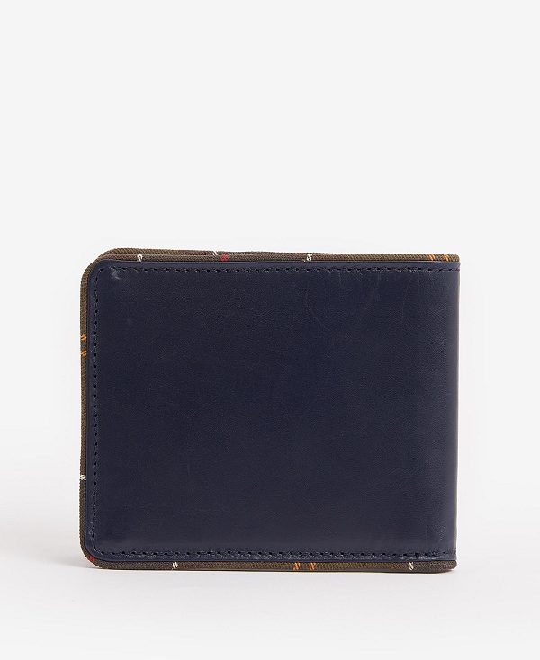 Barbour Chatton Leather Wallet Mørkeblå | BABO89172