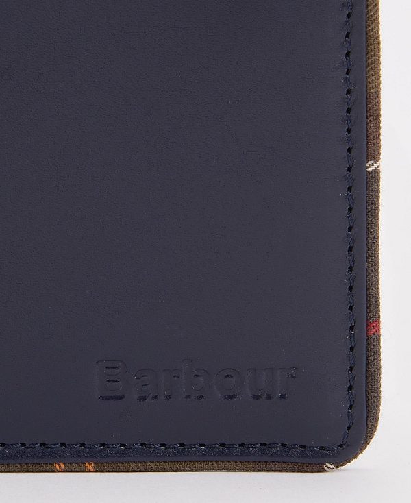 Barbour Chatton Leather Wallet Mørkeblå | BABO89172