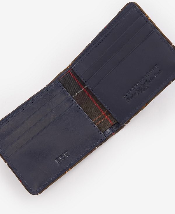 Barbour Chatton Leather Wallet Mørkeblå | BABO89172