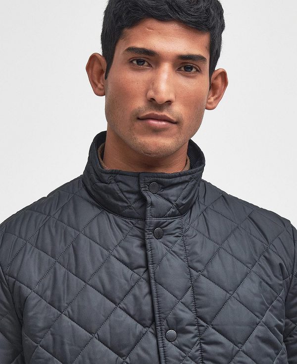 Barbour Chelsea Sportsquilt Jacket Mørkeblå | BABO87319