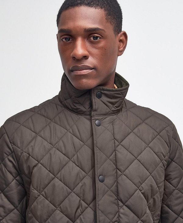 Barbour Chelsea Sportsquilt Jacket Olivengrøn | BABO87307