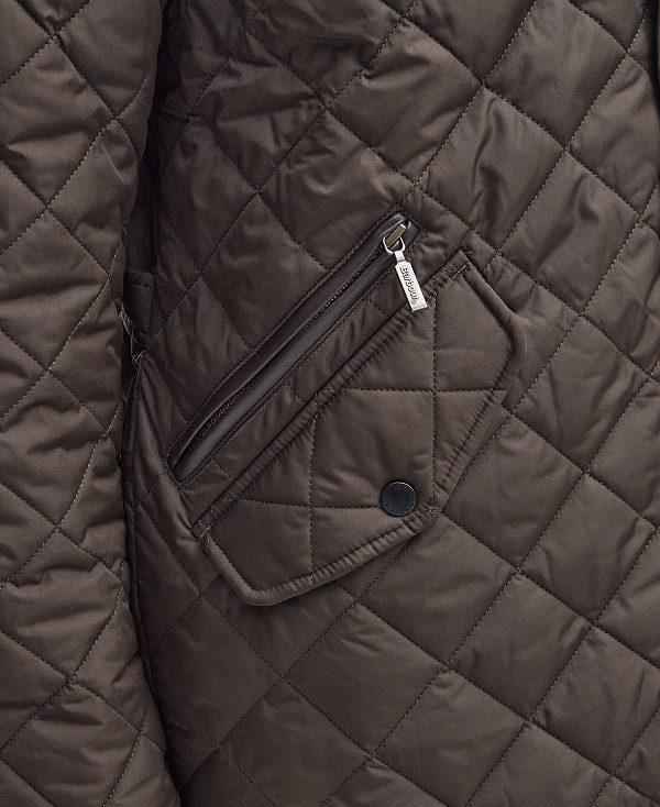 Barbour Chelsea Sportsquilt Jacket Olivengrøn | BABO87307