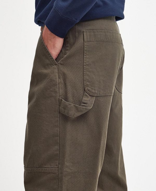 Barbour Chesterwood Work Trousers Dyb Grå | BABO88765