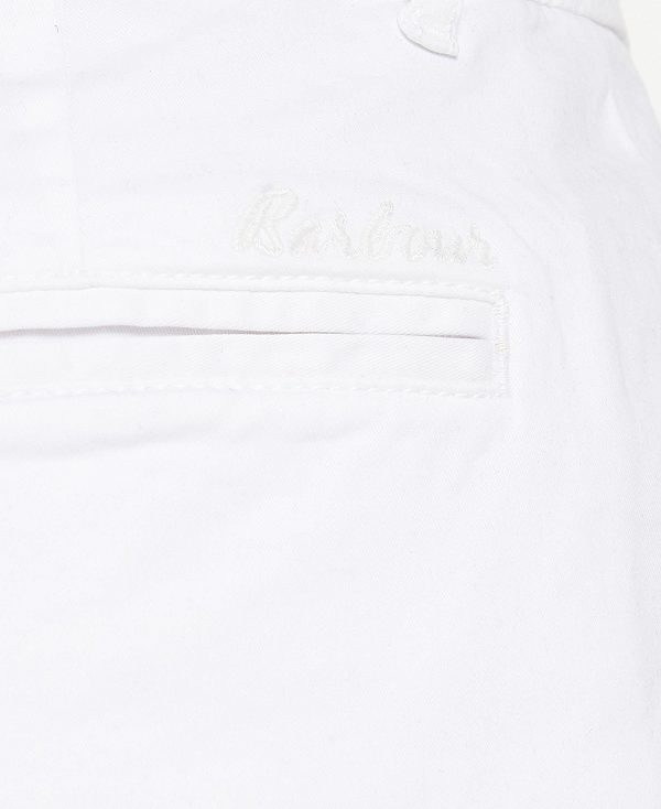 Barbour Chino Shorts Hvide | BABO89820