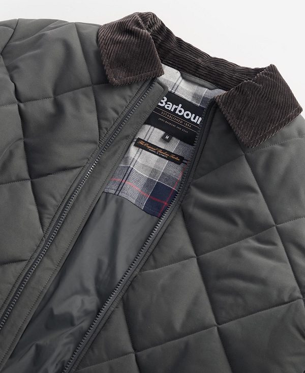 Barbour City Chelsea Quilted Jacket Dyb Grå | BABO87376