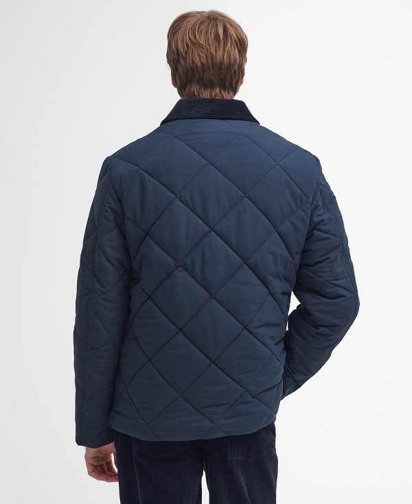 Barbour City Chelsea Quilted Jacket Mørkeblå | BABO87375