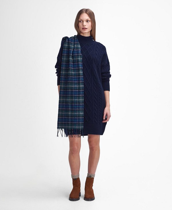 Barbour Clarence Knitted Dress Mørkeblå | BABO89644