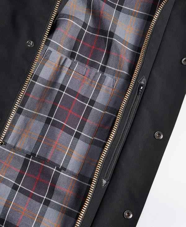 Barbour Classic Beaufort Showerproof Jacket Sort | BABO87449