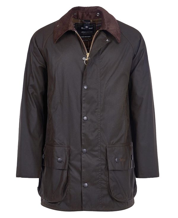 Barbour Classic Beaufort® Waxed Jacket Olivengrøn | BABO87214