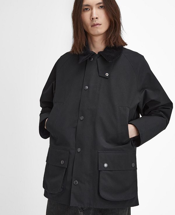 Barbour Classic Bedale Showerproof Jacket Sort | BABO87454