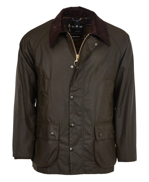 Barbour Classic Bedale® Waxed Jacket Olivengrøn | BABO87215