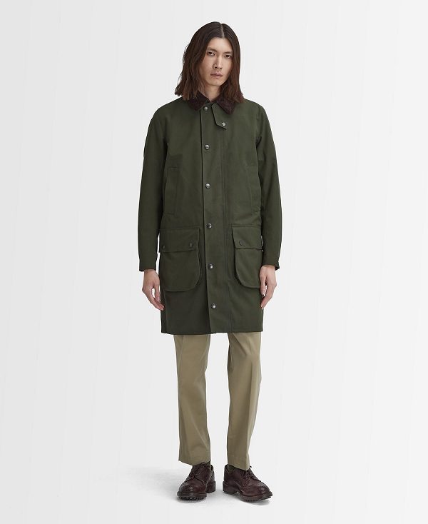 Barbour Classic Border Showerproof Jacket Grøn | BABO87446