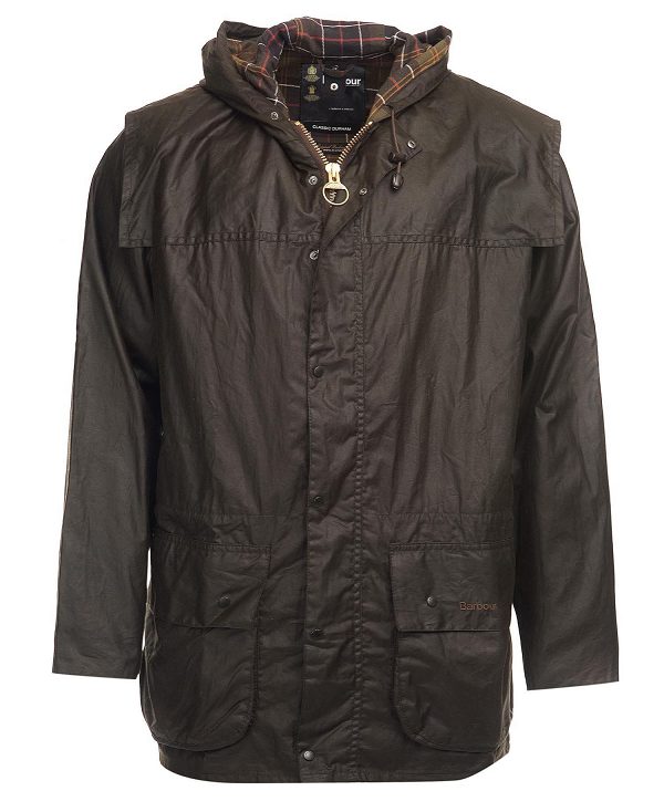 Barbour Classic Durham® Wax Jacket Olivengrøn | BABO87229