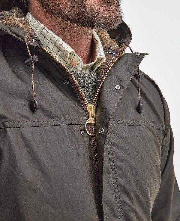 Barbour Classic Durham® Wax Jacket Olivengrøn | BABO87229