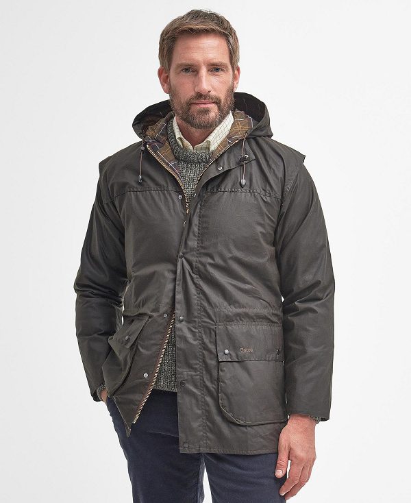 Barbour Classic Durham® Wax Jacket Olivengrøn | BABO87229