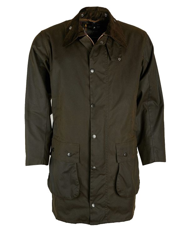 Barbour Classic Northumbria® Waxed Jacket Sort | BABO87203