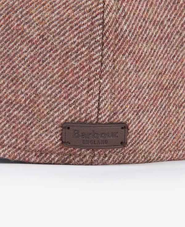 Barbour Claymore Baker Boy Hat Bordeaux | BABO89028