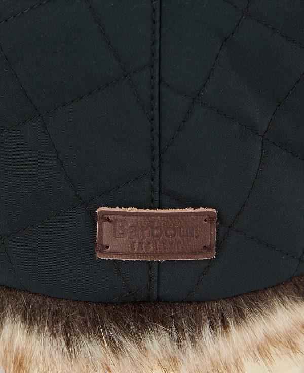 Barbour Cleadon Trapper Hat Mørkeolivengrøn | BABO89039