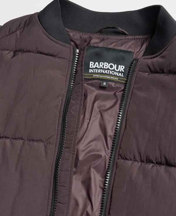 Barbour Cluny Quilted Jacket Chokolade | BABO87314