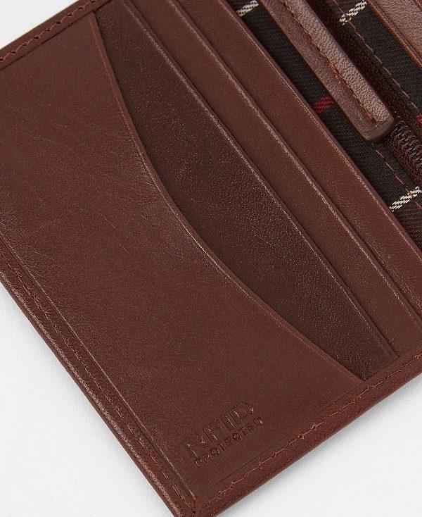 Barbour Colwell Small Billfold Brune | BABO89166