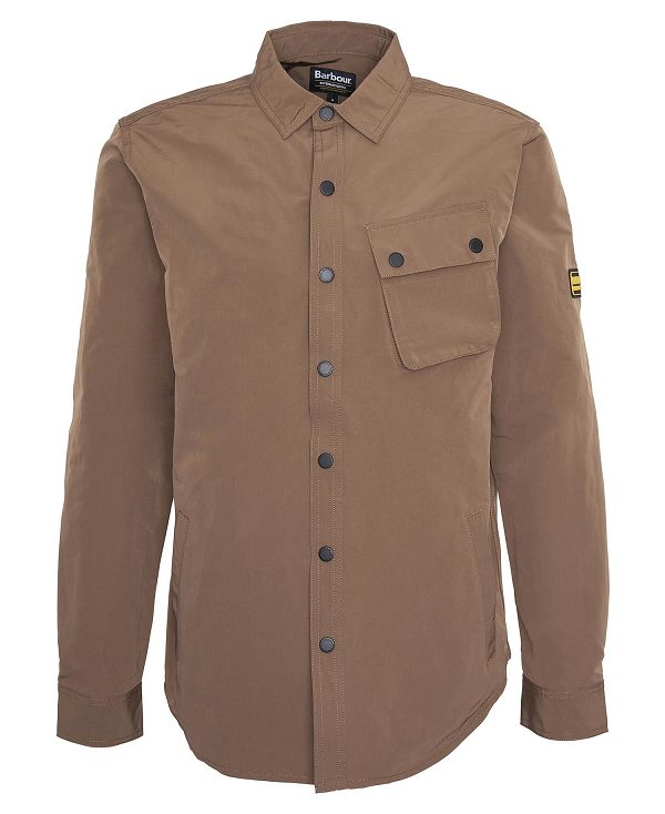 Barbour Control Overshirt Khaki | BABO87960