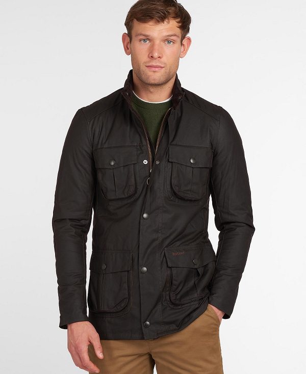 Barbour Corbridge Wax Jacket Brune | BABO87187