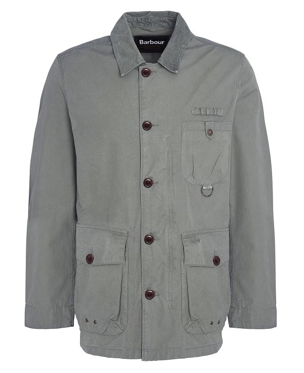 Barbour Cotton Salter Overshirt Grå | BABO87459