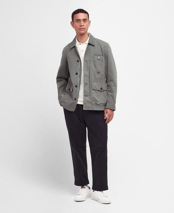 Barbour Cotton Salter Overshirt Grå | BABO87459