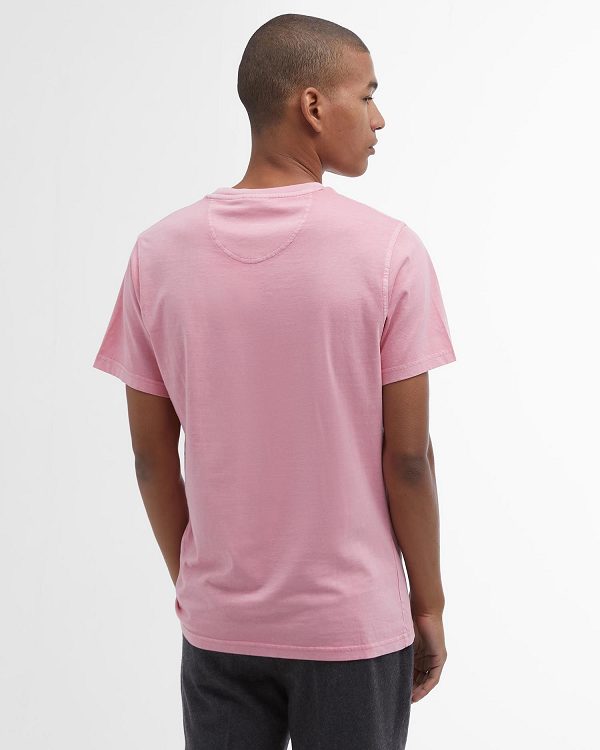 Barbour Cotton T-shirt Blå | BABO88271