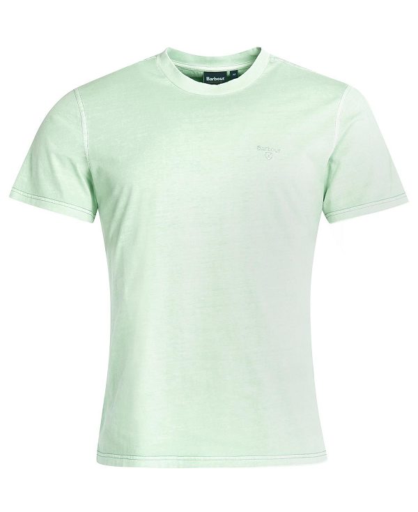 Barbour Cotton T-shirt Grøn | BABO88264