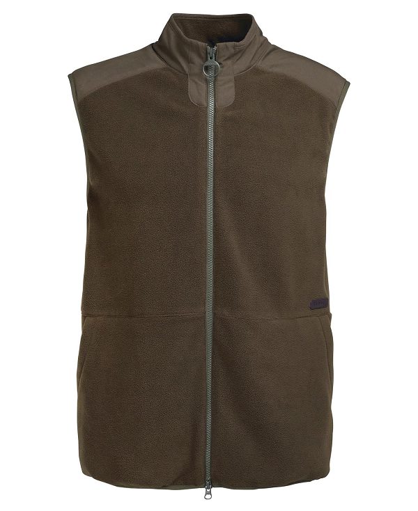 Barbour Country Fleece Gilet Grøn | BABO87518