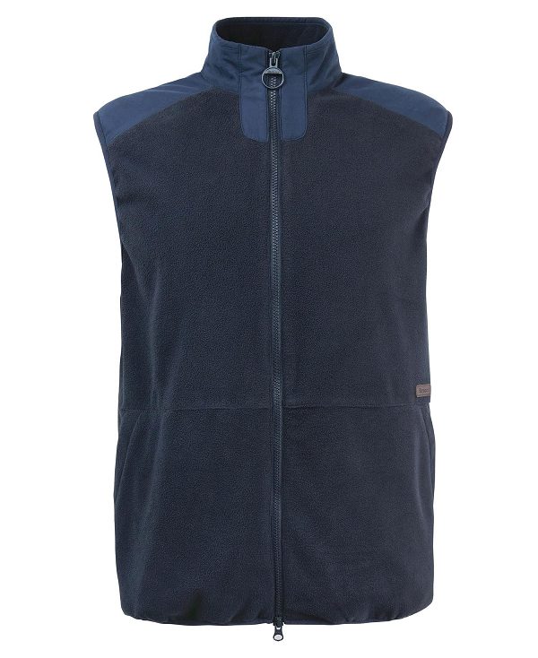 Barbour Country Fleece Gilet Mørkeblå | BABO88718