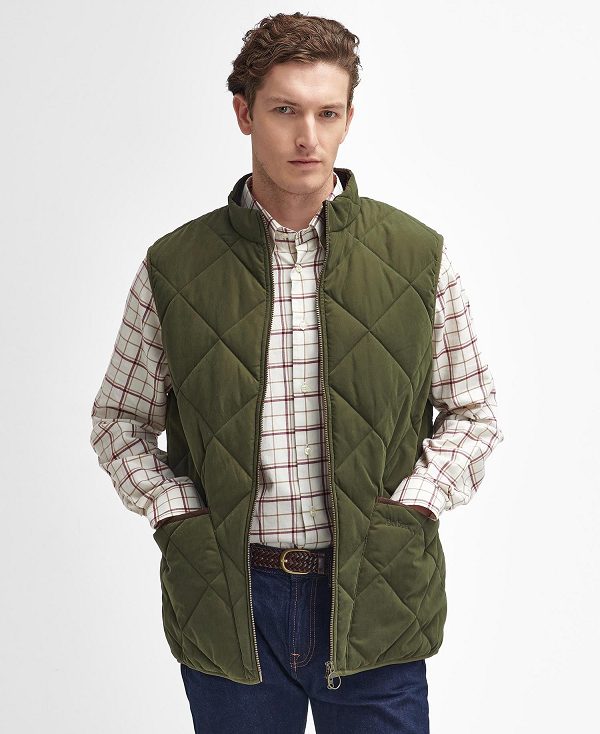 Barbour Country Liddesdale Gilet Olivengrøn | BABO87570