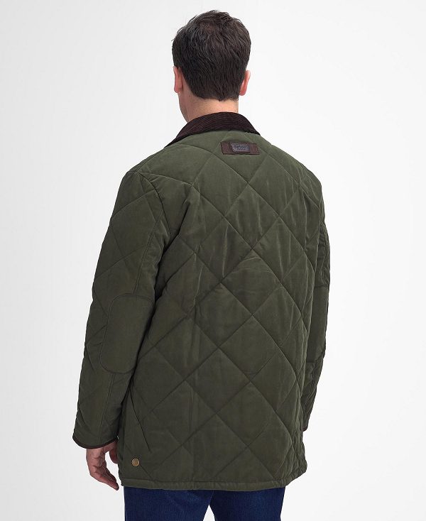 Barbour Country Liddesdale Quilted Jacket Olivengrøn | BABO87373