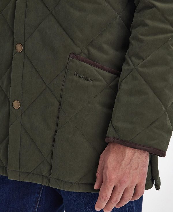 Barbour Country Liddesdale Quilted Jacket Olivengrøn | BABO87373