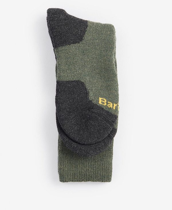 Barbour Cragg Boot Socks Mørkeblå | BABO89150