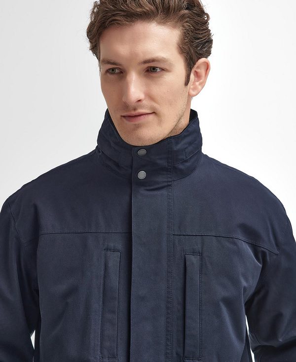 Barbour Cranston Waterproof Jacket Mørkeblå | BABO87415