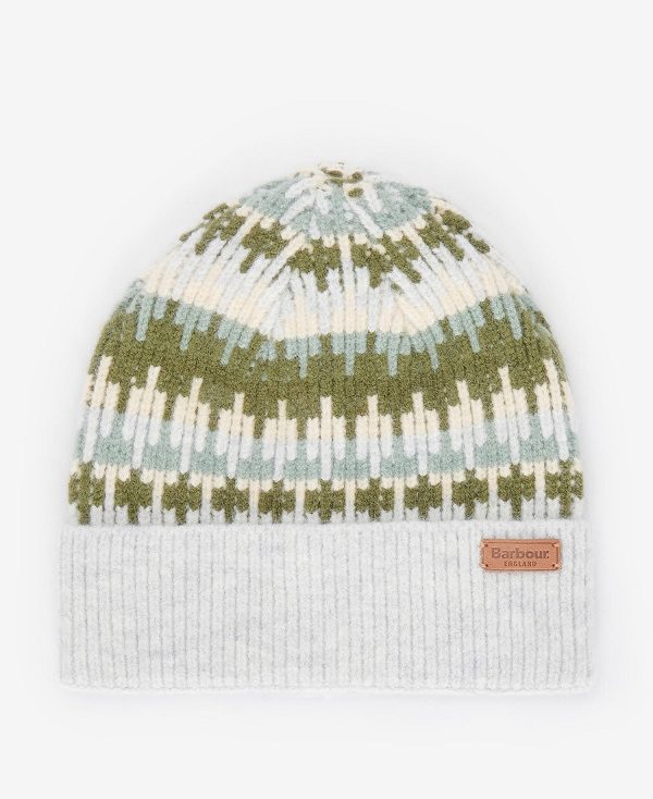 Barbour Craster Fairisle Beanie Flerfarvede | BABO90016