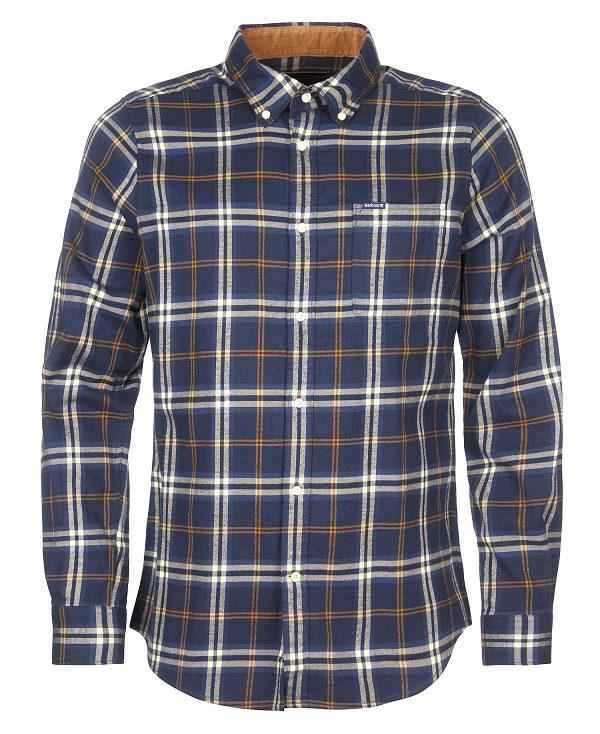 Barbour Crossfell Tailored Fit Shirt Grøn | BABO87803