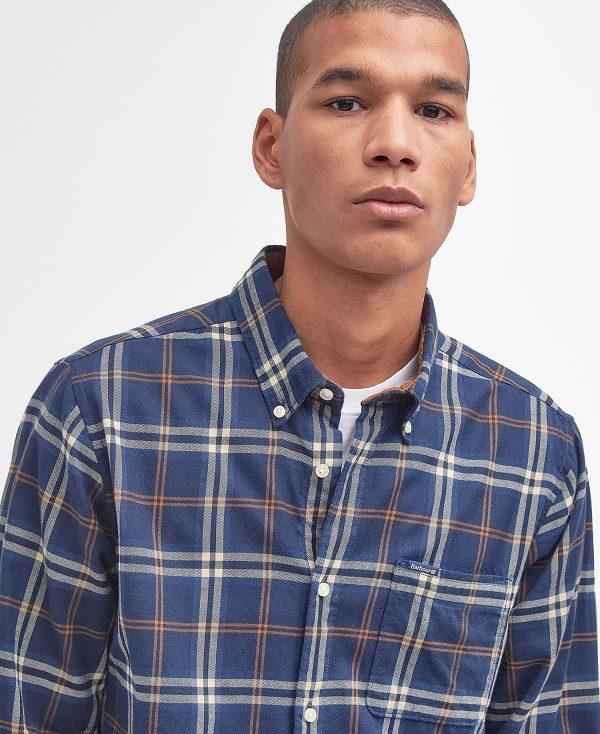 Barbour Crossfell Tailored Fit Shirt Grøn | BABO87803