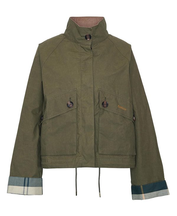 Barbour Crowdon Showerproof Jacket Sort | BABO89408