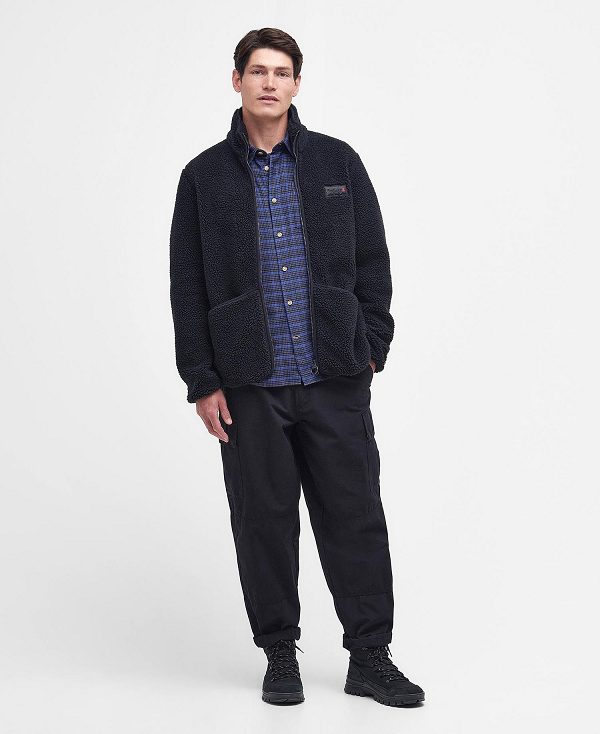 Barbour Dale Fleece Sort | BABO88704