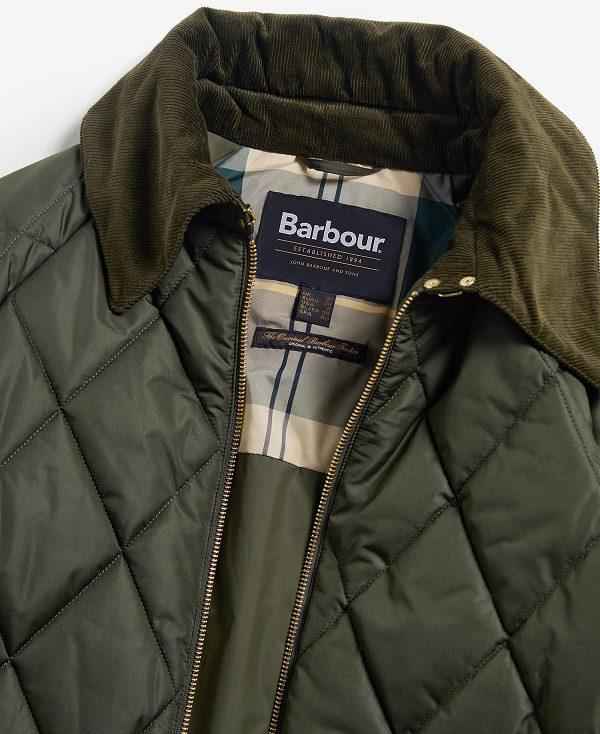 Barbour Dalroy Quilted Jacket Olivengrøn | BABO89369