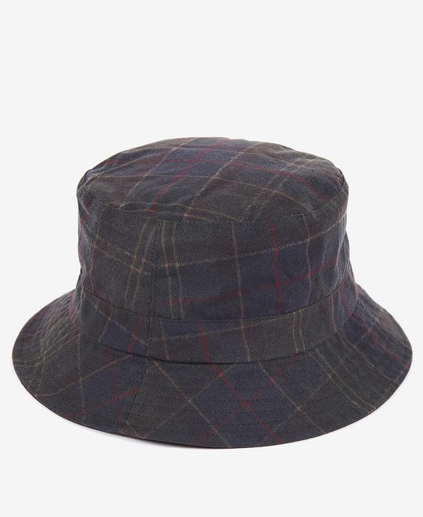 Barbour Darwen Wax Sports Hat Tartan | BABO89076